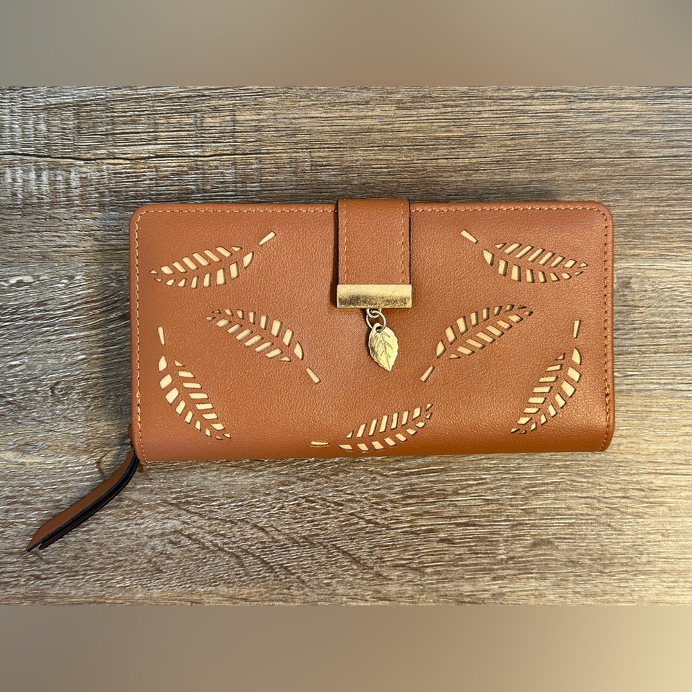 Vagabond Goods Wallet Wanderlust Brown NWOT